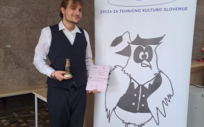 VITO prejel ZLATO SOVICO na regijskem tekmovanju mladih raziskovalcev Pomurja
