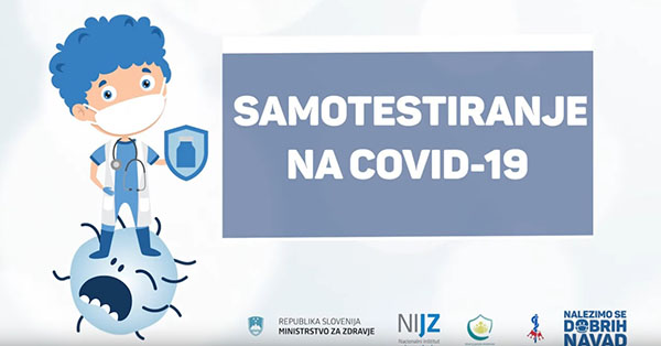OBVESTILO o samo-testiranju na SARS-CoV-2